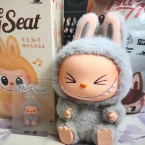 Gray Bunny Plush Toy